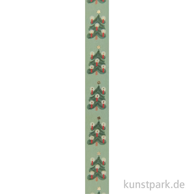 Artikelbild 2 des Artikels “Washi Tape - Weihnachtsbäume, Mint, 15 mm, 10 m Rolle “
