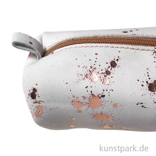 Artikelbild 2 des Artikels “Wildleder-Etui - Splash, Kupfer, Rund “
