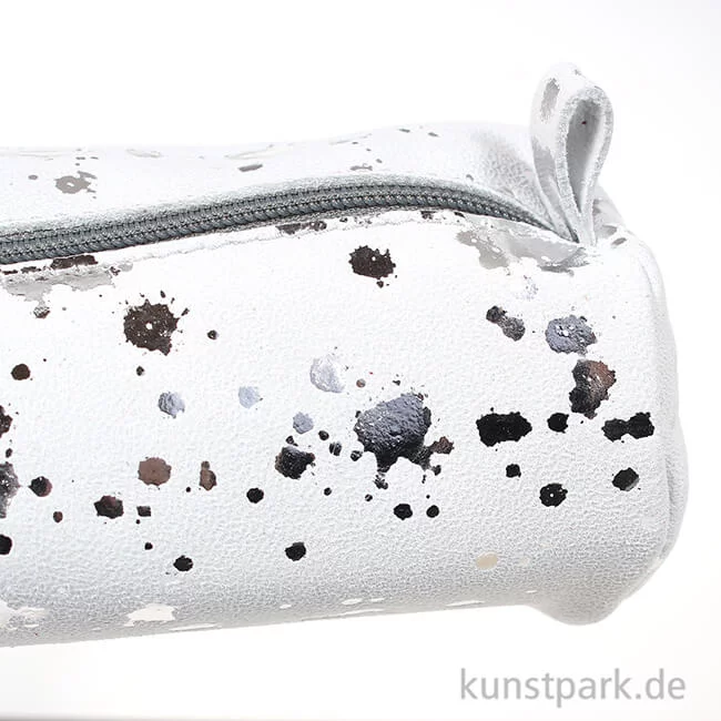 Artikelbild 2 des Artikels “Wildleder-Etui - Splash, Silber, Rund “