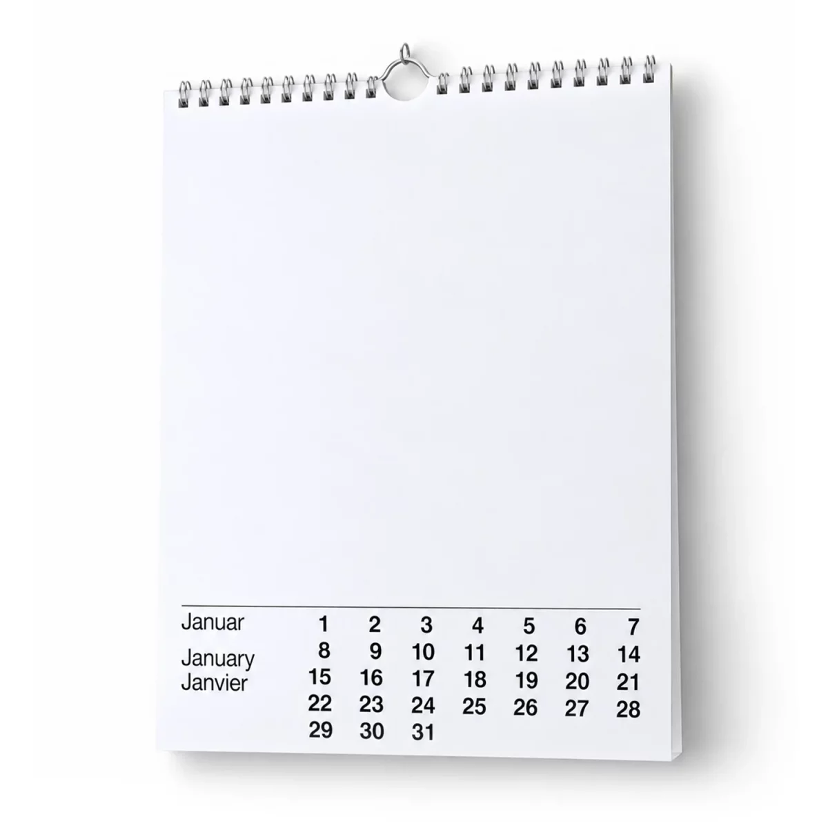 Artikelbild 2 des Artikels “Zeichenkalender - Weiß, DIN A4 “