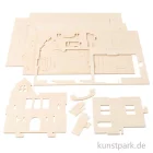 Artikelbild 2 des Artikels “3D-Holzpuzzle Haus mit Balkon, 15,8x17,5x19,5cm “