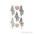 Artikelbild 2 des Artikels “3D Sticker - Flieder, Blumen, 7 Aufkleber “