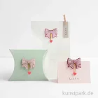 Artikelbild 2 des Artikels “3D Sticker - Schleifen mit Herzen, Peach, 6 Aufkleber “