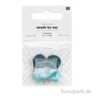 Artikelbild 2 des Artikels “Anhänger Mini Pompons - Türkis, 4er Set “