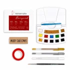 Artikelbild 2 des Artikels “Aquarell Karten Set - Weihnachtskarten malen “