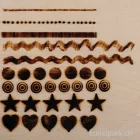 Artikelbild 2 des Artikels “Brennstempel Aufsätze für Brandmalkolben - 10 Stück “