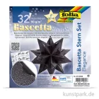 Artikelbild 2 des Artikels “Bascetta-Stern Bastelset - Elegance Wildlife Schwarz, 90g 19,5 x 19,5 cm“
