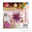 Artikelbild 2 des Artikels “Bascetta-Stern Bastelset - Lila-Winterornament Silber, 90g 15 x 15 cm“