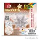 Artikelbild 2 des Artikels “Bascetta-Stern Bastelset - Weiß-Winterornament Kupfer, 90g 15 x 15 cm“