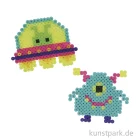 Artikelbild 2 des Artikels “Bastelset Bügelperlen, Glow in the dark, 2 Motive, Monster “