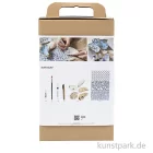 Artikelbild 2 des Artikels “Bastelset Decoupage, Austernschalen, Blau Weiß Gold “