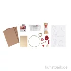 Artikelbild 2 des Artikels “Bastelset Engelmanufaktur - 2 Weihnachtsengel Hänger aus Gips “