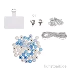 Artikelbild 2 des Artikels “Bastelset Handyketten aus Holzperlen, Hellblau “