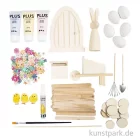 Artikelbild 2 des Artikels “Bastelset Hasentür mit viel Zubehör, Pastellfarben “