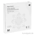 Artikelbild 2 des Artikels “Bastelset Webstern mit 20 Papierstreifen, Weiß, 40 cm “