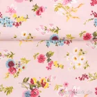 Artikelbild 2 des Artikels “Beschichteter Baumwollstoff - Blumen Rosa - 1 m x 1,5 m “