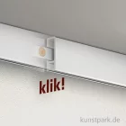Artikelbild 2 des Artikels “Bilderschienen-System Click Rail - Set 2m, weiß mit allem Zubehör “