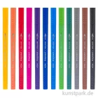 Artikelbild 2 des Artikels “Bruynzeel Fineliner Brush Pen Set mit 12 Farben im Kartonetui “