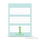 Artikelbild 2 des Artikels “Clairefontaine Schulheft DIN A4, 16 Blatt, 90g, Lin. 1, liniert “
