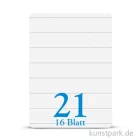 Artikelbild 2 des Artikels “Clairefontaine Schulheft DIN A4, 16 Blatt, 90g, Lin. 21, liniert ohne Rand “