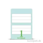Artikelbild 2 des Artikels “Clairefontaine Schulheft DIN A5, 16 Blatt, 90g, Lin. 1, grün hinterlegt “