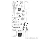 Artikelbild 2 des Artikels “Clear Stamps - Botanical, 97 x 205 mm, 30 Motive “
