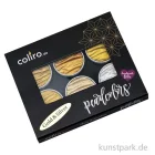 Artikelbild 2 des Artikels “COLIRO Pearl Colors - 6 Perlglanzfarben im Metallkasten, Gold + Silber “