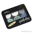 Artikelbild 2 des Artikels “COLIRO Pearl Colors - 6 Perlglanzfarben im Metallkasten, Ocean “