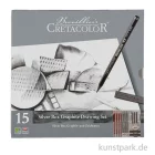 Artikelbild 2 des Artikels “Cretacolor SILVER BOX Metalletui, 15 teiliges Graphitset “