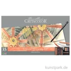 Artikelbild 2 des Artikels “Cretacolor ULTIMO - 35 teiliges großes Zeichenset im Metalletui “