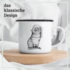 Artikelbild 2 des Artikels “Emailletasse - Gute Nacht Katze, 300 ml “