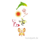 Artikelbild 2 des Artikels “Eulenspiegel Tattoo-Glitzer-Set Best of (XL) “