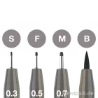 Artikelbild 2 des Artikels “Faber-Castell PITT Artist Pen Tuschestifte - 4er Set - Warmgrau “
