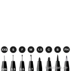 Artikelbild 2 des Artikels “Faber-Castell PITT Artist Pen Tuschestifte - 8er Set - Schwarz “