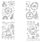 Artikelbild 2 des Artikels “Fensterbilder Vorlagen - Cosy Winter, mit Kreidemarker “