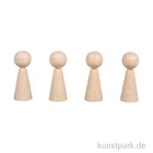 Artikelbild 2 des Artikels “Figurenkegel, Rohholz, 60 mm, 4 Stück “