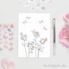 Artikelbild 2 des Artikels “Foliensticker - La Vie en Rose, Schmetterlinge, 4 Bögen “