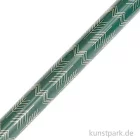 Artikelbild 2 des Artikels “Geschenkpapier - Dunkelgrün mit goldenen Zacken, 200 x 70 cm “