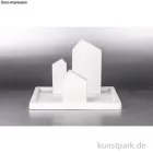Artikelbild 2 des Artikels “Gießform - 3 Häuser mit Schrägdach, Tiefe 3 cm “