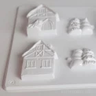Artikelbild 2 des Artikels “Gießform - Kerzenhalter, Winterlandschaft “