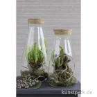 Artikelbild 2 des Artikels “Glasflasche mit Öffnung + Korkdeckel, Durchmesser 12 cm, Höhe 22 cm “