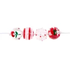 Artikelbild 2 des Artikels “Glasperlen - Advent Advent, Rot, 8 Stück “