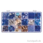 Artikelbild 2 des Artikels “Glasperlen-Mix in Kunststoffbox, 240 g - Aquamarin “