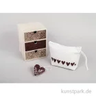 Artikelbild 2 des Artikels “Glitzerstoff - Gold & Nougat, 2 Stück, 14,8 x 21 cm “