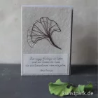 Artikelbild 2 des Artikels “Good old friends - Draht Trauerkarte, Ginko “