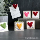 Artikelbild 2 des Artikels “Good old friends - Filzherzmagnet, I love You “