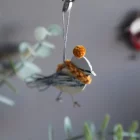Artikelbild 2 des Artikels “Good old friends - Mini Wintervogel, Senfgelber Schal “