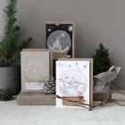 Artikelbild 2 des Artikels “Good old friends - Schneekugelkarte, Ast, Vögel “
