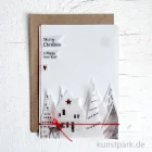 Artikelbild 2 des Artikels “Good old friends - Winter Silhouetten Karte, Merry Christmas, New Year “