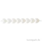 Artikelbild 2 des Artikels “Herz Perlen, Perlweiß Mix, 8 x 9 x 5 mm, 70 Stück “